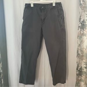 Duluth Trading Twill Carpenter Pants Steel Blue / Grey 38x32 discontinued. Used.